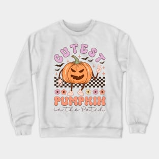 Halloween for girls cutest pumpkin Crewneck Sweatshirt